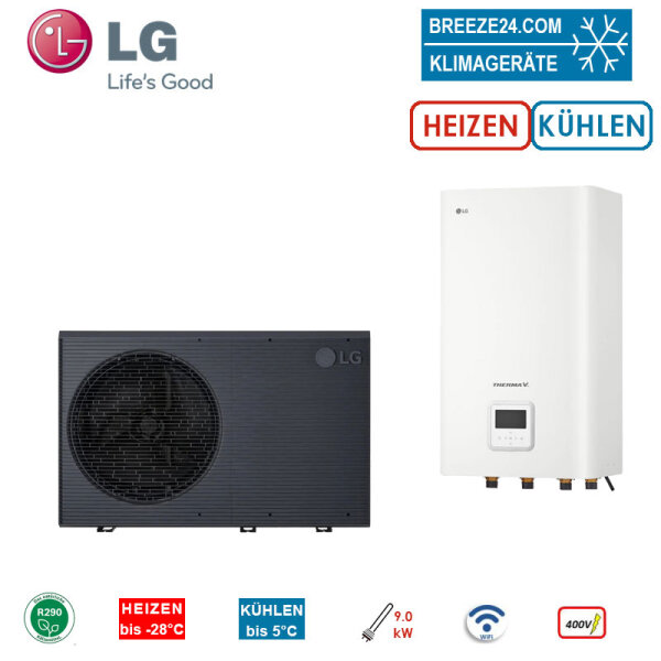 LG THERMA V Set Monobloc HM071HF.UB40 + HN1639HC.NK0 Hydromodul | 7 kW | 230 V | R290 | WiFi