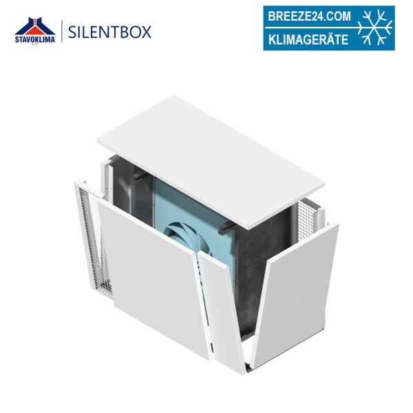 STAVOKLIMA Schallschutzhaube Beta S plus für Wärmepumpen | H x B x T mm 1.225 x 1.030 x 650