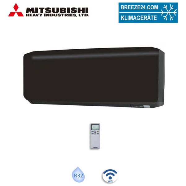 Mitsubishi Heavy Wandgerät SRK35ZS-WFB BLACK | 3,5 kW | WiFi | Raumgröße 35 - 40 m²