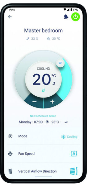 Daikin Set Truhengeräte Perfera WiFi 2,0 kW - 2 x CVXM20B + 2MXM40A2V1B9 R32 Klimaanlage