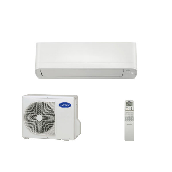Carrier Klimaanlagen Set 40/38WHM025 KOMFORT LINE für eine Raumgröße 25 - 30 m² | 2.5 kW | R32