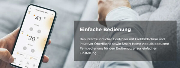 Midea M Thermal Nature MHC-V14WD2RN7-BER90 Kompakt-Monoblock Wärmepumpe | 14 kW | WiFi | R290 | 400V