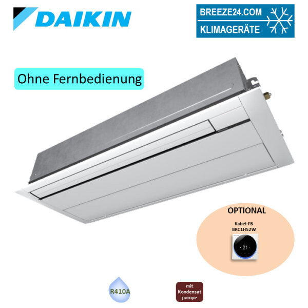 Daikin 1-Wege-Deckenkassette FXKQ25A  + Blende BYK32G VRV | Raumgröße 25 - 30 m² | 2,8 kW
