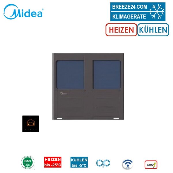 Midea M Thermal Mars Large MHS-SVC50-RN7TL-B Kompakt-Monoblock Wärmepumpe 50 kW | WiFi | R290 | 400V