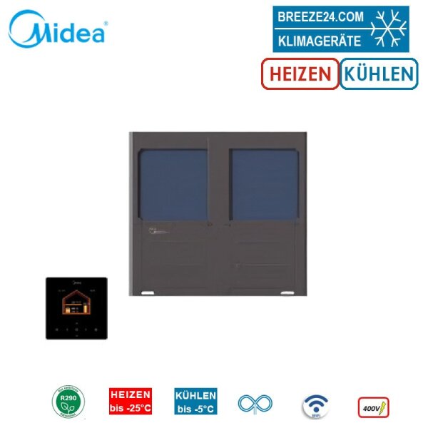 Midea M Thermal Mars Large MHS-SVC70-RN7TL-B Kompakt-Monoblock Wärmepumpe 70 kW | WiFi | R290 | 400V