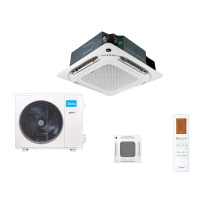 Midea Set MCA4U-12HRFNX 4-Wege-Deckenkassette + Blende...