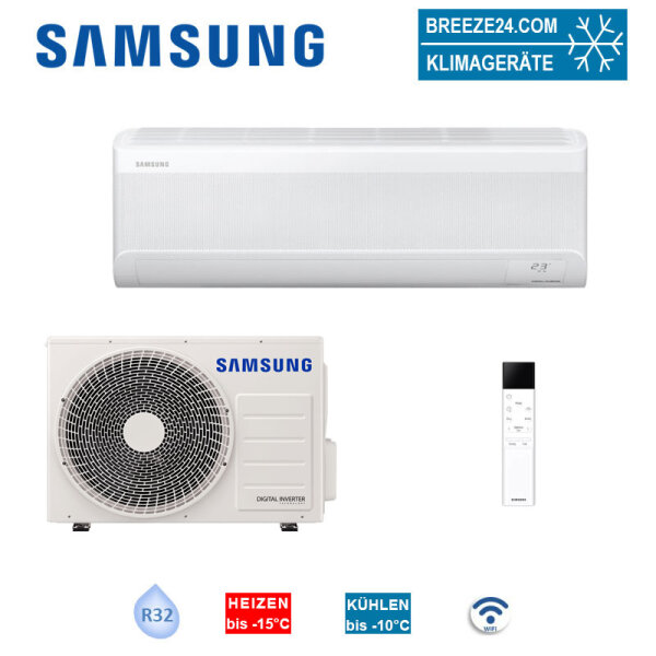 Samsung Set WindFree Exklusiv AR70F24C1AWNEU + AR70F24C1AWXEU | 6.5 kW | WiFi | Raum 70 - 75 m² R32