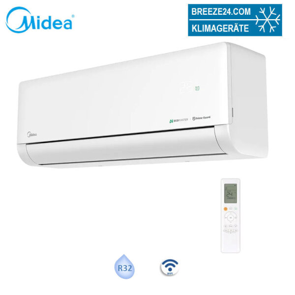 Midea Solstice EZ-24RD6-I Wandgerät | Raumgröße 70 - 75 m² | WiFi | 7.0 kW | 7.3 kW | R32