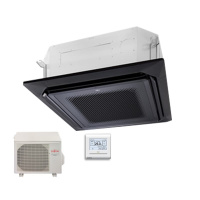 Fujitsu Set 4-Wege-Deckenkassette schwarz 9,5 kW -...