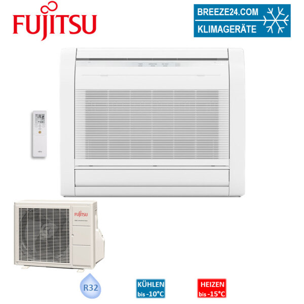 Fujitsu Set Mini-Truhengerät 4,2 kW - AGYG14KVCA + AOEG14KVCA für 1 Raum mit 40 - 45 m² | R32