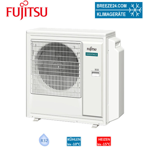 Fujitsu AOEG36KBTA5 9,5 kW Multi-Split Außengerät für 5 Innengeräte | R32