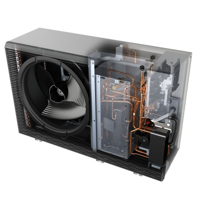 LG THERMA V  Luft-Wasser-Wärmepumpe HM123MRS.UB40 Monobloc 12,0 kW zum Heizen + Kühlen 400 Volt | R32