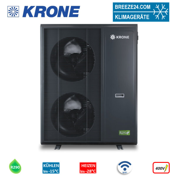 Krone ZEV-210-CO Zevion Compact Luftgekühlter Kaltwasser-Erzeuger mit WP-Funktion 17kW | R290 | 400V