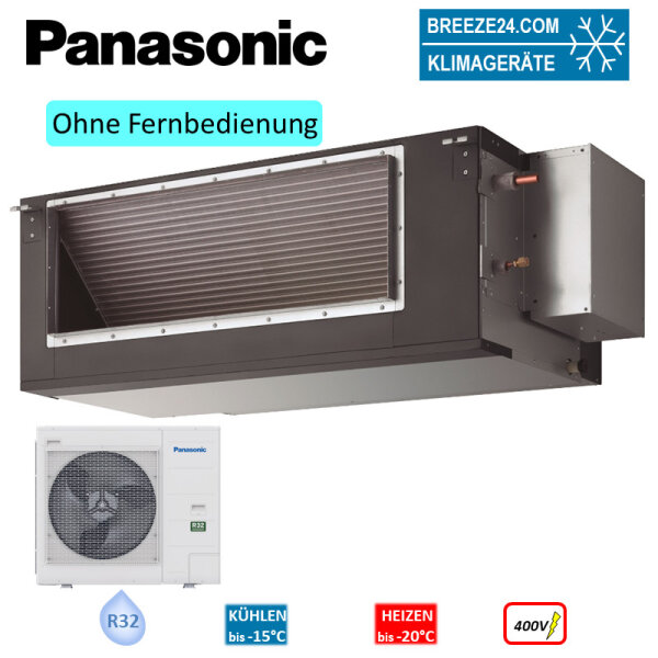 Panasonic Set S-250PE4E + U-250PZH4E8 Kanalgerät 22,0 kW - 400V R32 Klimaanlage