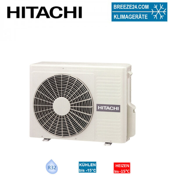 HITACHI RAC-35FXE Außengerät für 1 Innengerät | Raumgerät 35 - 40 m² | R32