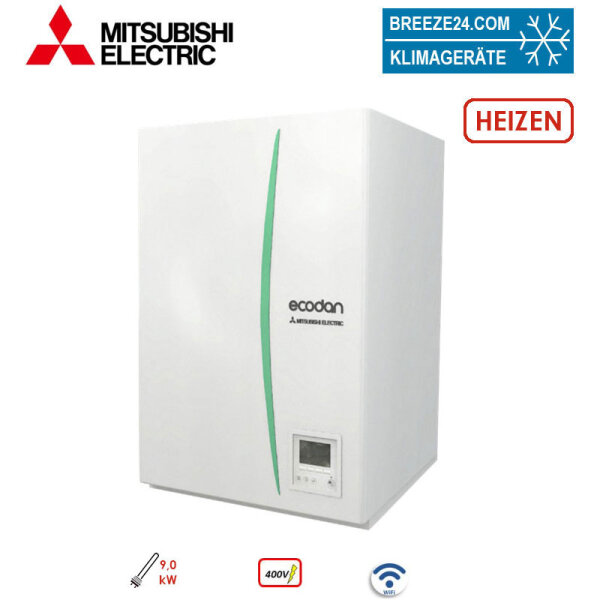 Mitsubishi Electric ERSF-YM9E Hydromodul nur Heizen mit Heizstab 9,0 kW | WiFi | 400 Volt