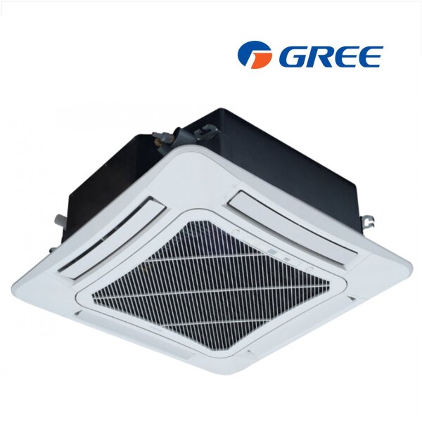 Gree Deckenkassetten-Kaltwasser-Ventilatorkonvektor FP-140XD/B-T(E) + TB03  - 7,4 kW