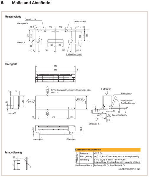 Mitsubishi Electric Set Wandgerät Premium 2,5 kW - MSZ-EF25VGKB + MUZ-EF25VG WiFi 25 - 30 m² | R32