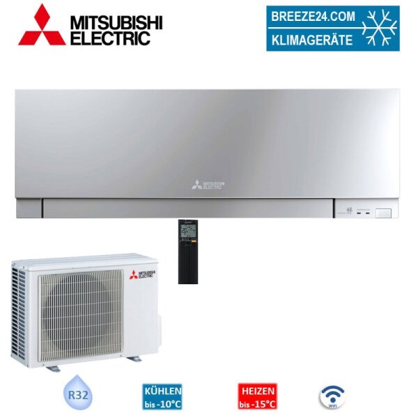 Mitsubishi Electric Set Wandgerät Premium WiFi MSZ-EF35VGKS + MUZ-EF35VG 3,5 kW | 35 - 40 m² | R32