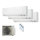 Daikin Set 3 Wandgeräte Perfera WiFi  2 x CTXM15A + FTXM50A + 3MXM52A2V1B(9/8)| 15 | 15  | 50 |  m²