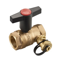 COSMO ORB Rotguss-Kugelhahn 1" mit Innengewinde und...
