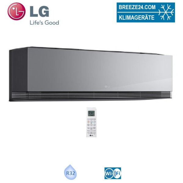 Wandgerät LG Artcool Mirror AA12SP.NS1 3,5 / 4,0  kW, IR-FB, AI air