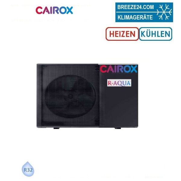 Cairox R-AQUA Wärmepumpe fürs Schwimmbad CHPP-21TE1 mit einem Beckenvolumen von 50 - 95 m³ 21,1 kW