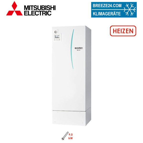 Mitsubishi Electric ERST30F-YM9EE Hydrobox mit Speichermodul - nur Heizen 300 Liter mit Heizstab 9kW