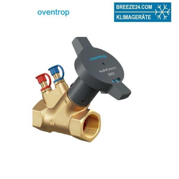 Oventrop-Strangreg.vent. HydroControl V PN25 DN15, Rp1/2 IG, HydroPort, EZB