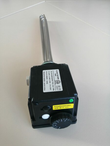 Elektro-Heizstab Triatherm 4.5 kW elektropol. 400V L:350mm unbeh.:100mm