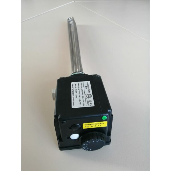 Elektro-Heizstab Triatherm 7.5 kW elektropol. 400V L:550mm unbeh.:100mm