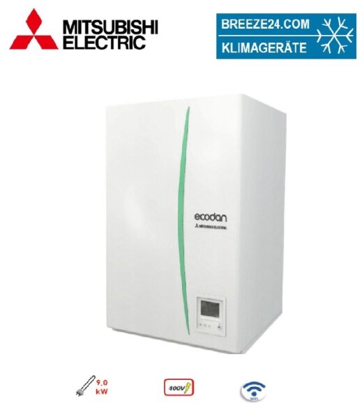Mitsubishi Electric EHSD-YM9DHydromodul nur Heizen mit Heizstab 9,0 kW | WiFi | 400 Volt