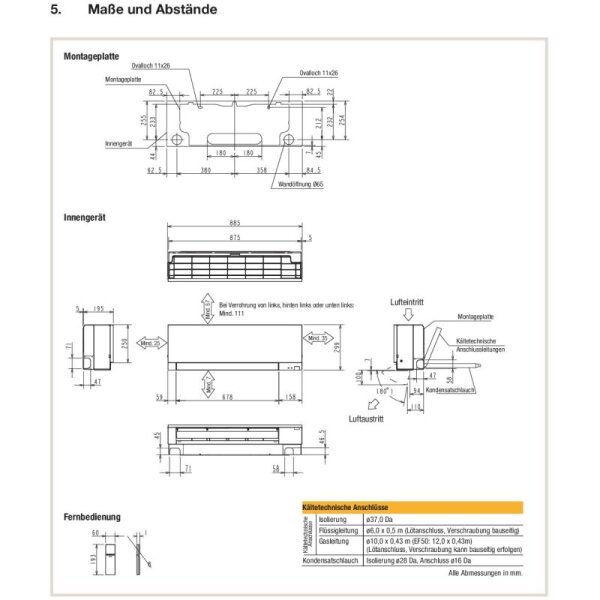Mitsubishi Electric Wandgerät Premium MSZ-EF42VGKB 4,2 kW Black| Raumgröße 40 - 45m² | R32/R410A