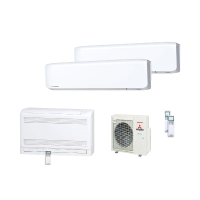 Mitsubishi Heavy Set 3 Wandgeräte SRK25ZS-WF + SRK35ZS-WF + SRK50ZS-WF+SCM71ZS-W 2,5/3,5/5,0 kW WiFi