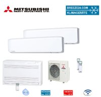Mitsubishi Heavy Set 2 Wandgeräte + 1...