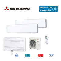 Mitsubishi Heavy Set 3 Wandgeräte SRK25ZS-WF +...
