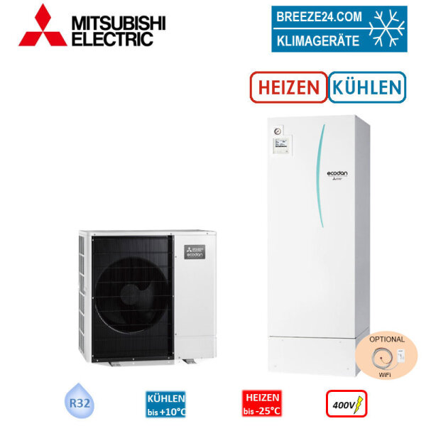 Mitsubishi Electric Set 8.53 1x PUZ-WM85YAA, 1x ERPT20X-YM9E, 1x MAC-587IF-E (W)