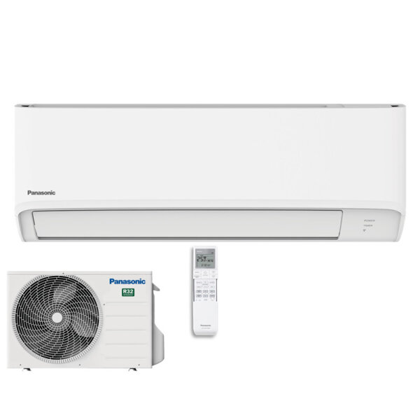 Panasonic Set CS-BZ60ZK + CU-BZ60ZKE WiFi Wandgerät Superkompakt 6,0 kW | Raumgröße 50 - 60 m² R32