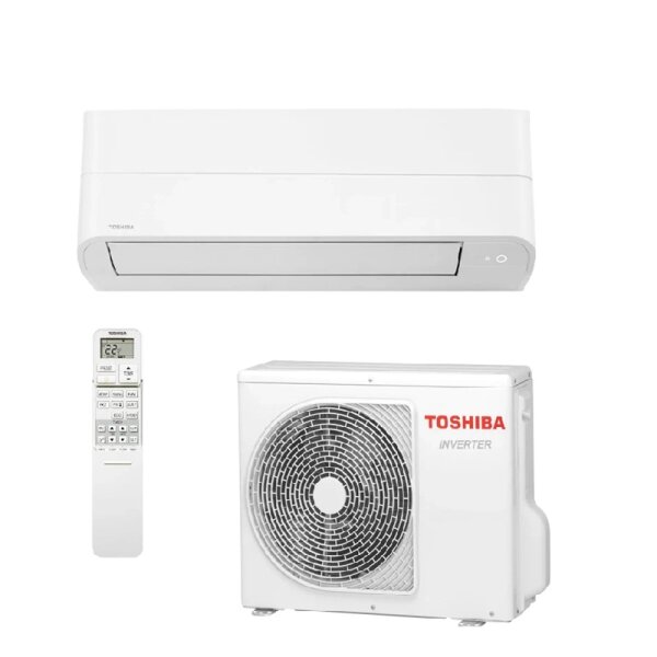 Toshiba Essento Set RAS-B13B2KV2G-E + RAS-13B2AVG-E2 /3,3 kW Raumgröße 30 - 35 m² | R32