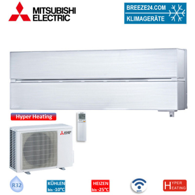 Mitsubishi Electric Set 2 Wandgeräte Diamond WiFi 1,8/3,5kW MSZ-LN18VG2V+MSZ-LN35VG2V + MXZ-2F53VF4