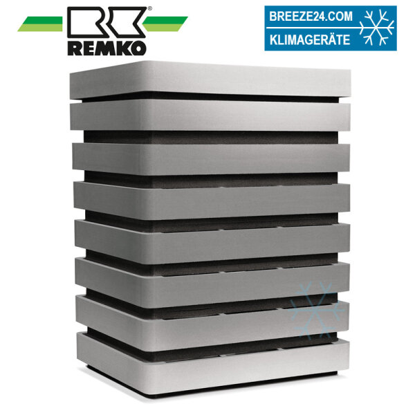 Remko Schallschutzhaube SWK 4.1 WKF 80 (silber/schwarz) für Wärmepumpen und Klimageräte