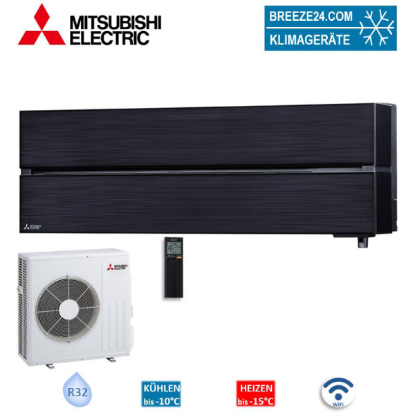 Mitsubishi Electric Set Wandgerät Diamond WiFi 6,1 kW - MSZ-LN60VG2B + MUZ-LN60VG2 60 - 65 m² | R32