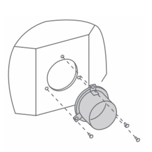 Mitsubishi Electric PAC-SF280F-E runder Kanalanschluß für PCA-RP HA