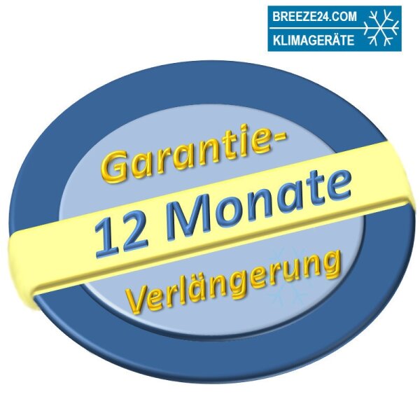 Garantieverlängerung für Klimaanlage Sets bis 7,5 kW von 24 auf 36 Monate