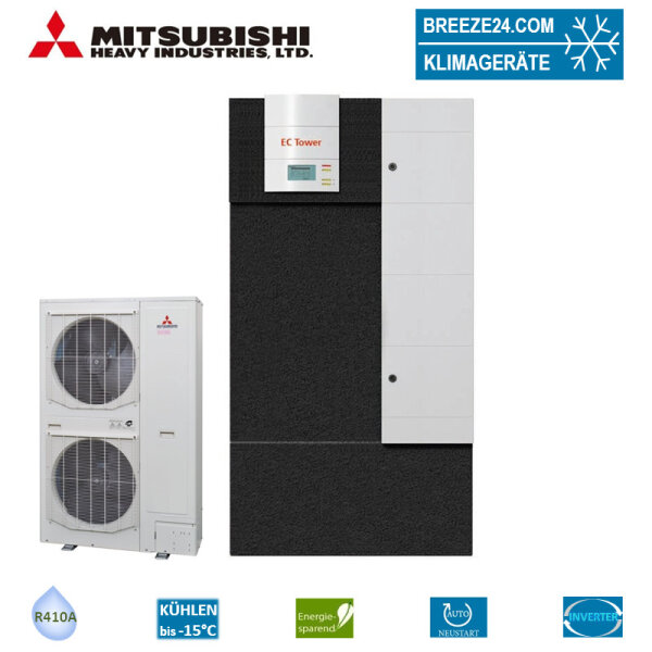 Mitsubishi Heavy Set Tower 24,0 kW - ECD251 + FDC250VSA | Raumgröße 240 - 250 m² | R410A | 400 Volt