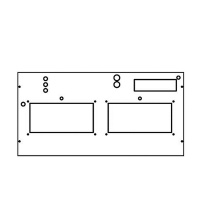 EAB3D-B Adapterblech für ECD 502 Tower