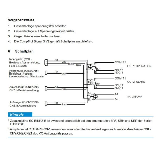 CTSIG-3 CompTrol Signal 3 für Mitsubishi Heavy Geräte