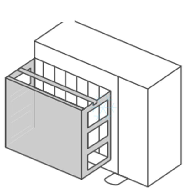 PAC-SH63AG-E Windschutzblende für Mitsubishi-Electric Außengeräte der PUHZ/PUZ-Reihe